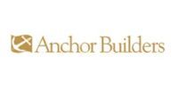 Anchor Builders logo with gold icon and text on a white background