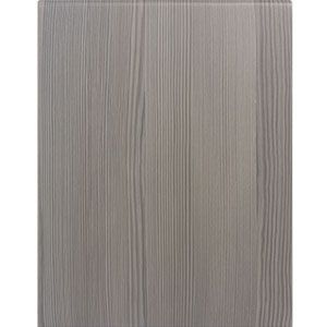 Vertical brushed gray metal panel with fine linear texture