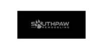 Black Southpaw Bookkeeping logo with a white hand icon and text on a black rectangle.