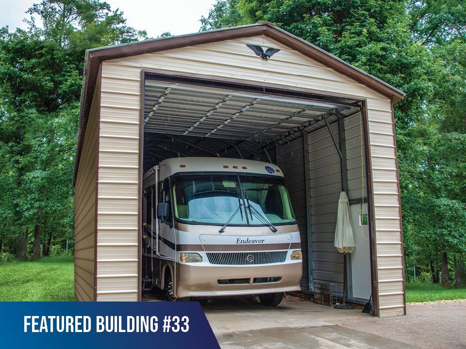 RV-Cover Tan-Brown Endeavor-RV Fully-Encl