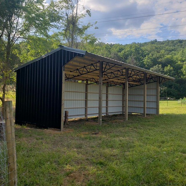 Pole Barn Loaf Shed