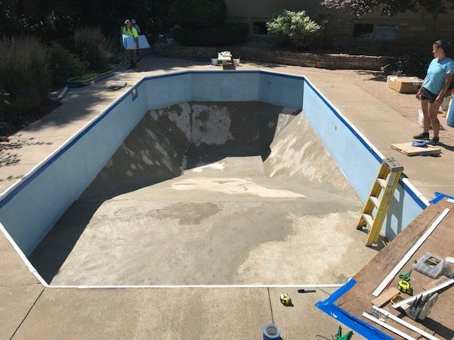 Pool Installation in progress
