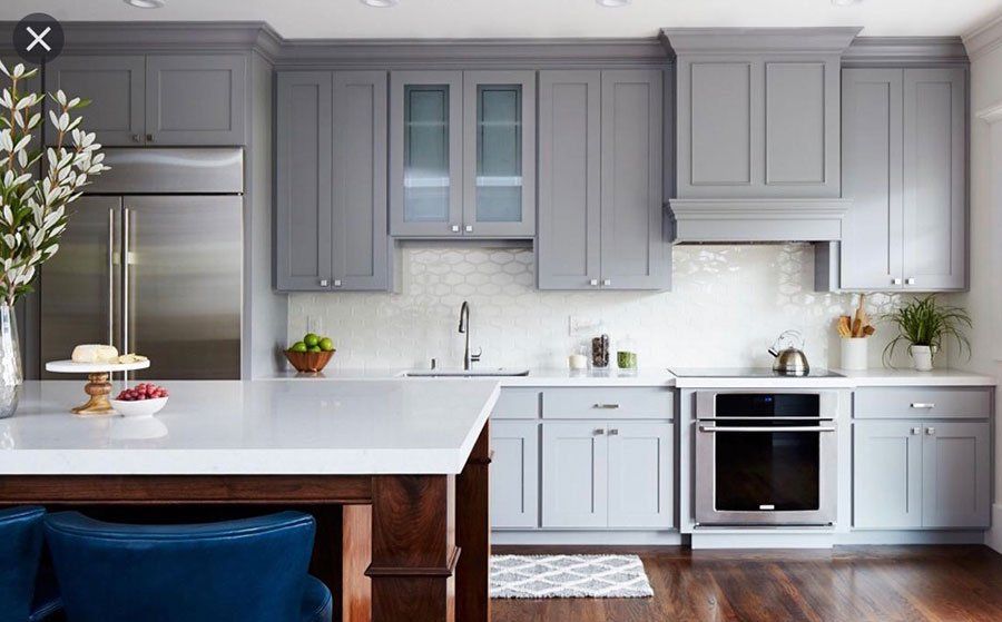 Simple kitchen cabinets
