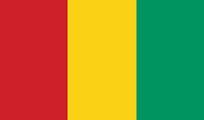 Flag of Guinea: vertical tricolor of red, yellow, and green.