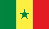 Flag of Senegal: Green, yellow, and red vertical stripes with a green star in the center.