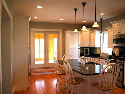 A newly remodelled kitchen