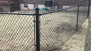 Residential chain link fences