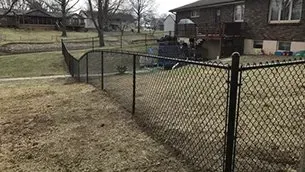 Long chain link fences