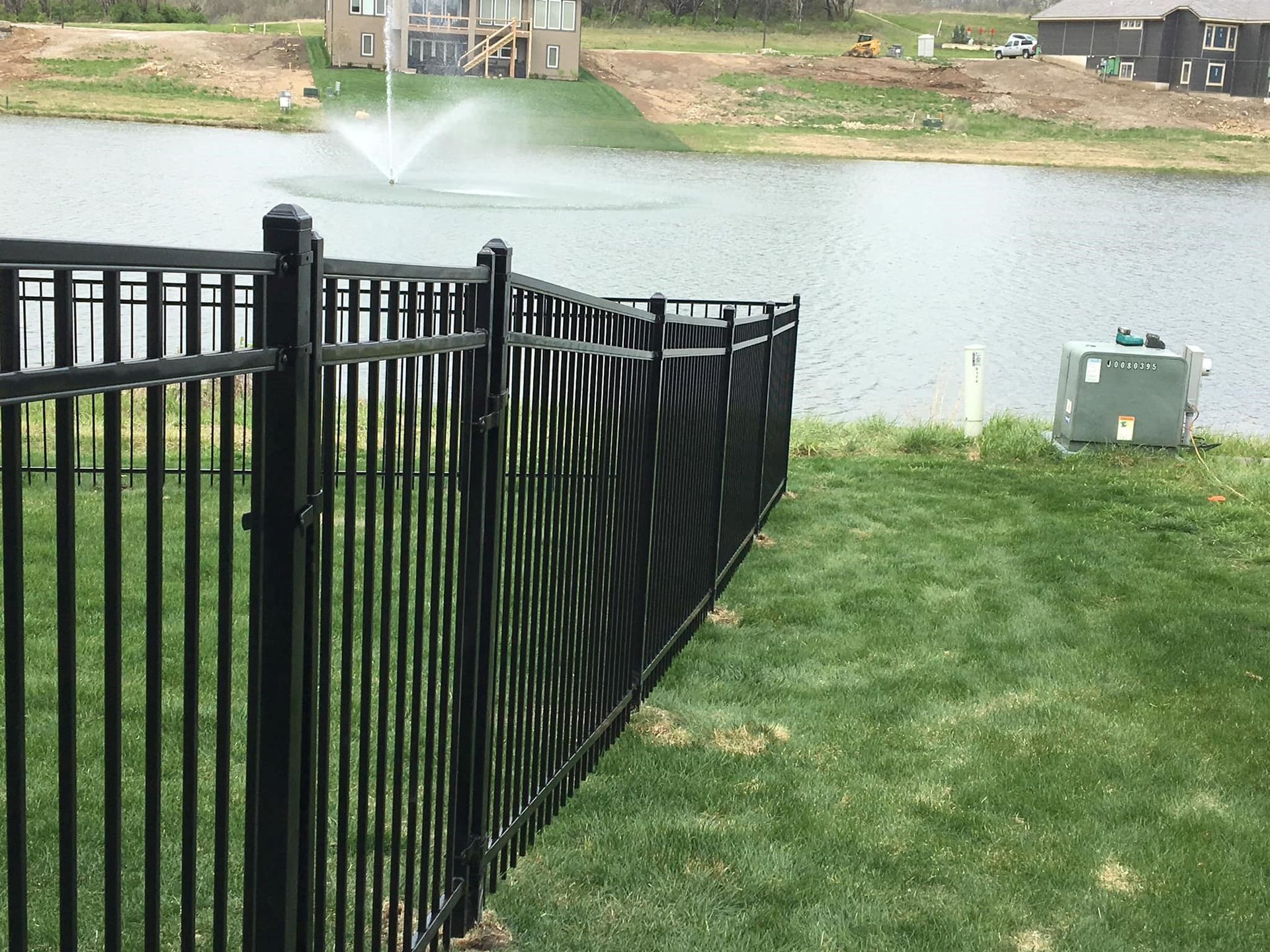 Decorative metal fence