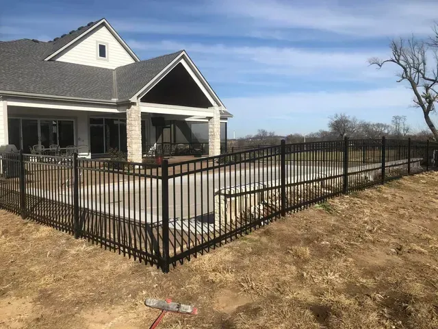 Private metal fences