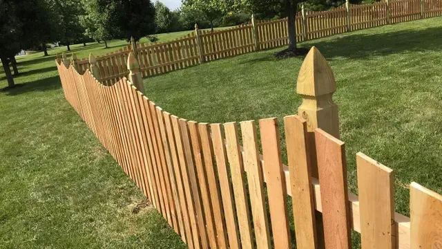Treated wood fencing
