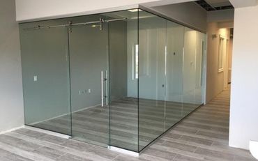 Office glass enclosure