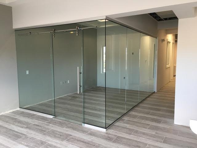 Office glass enclosure