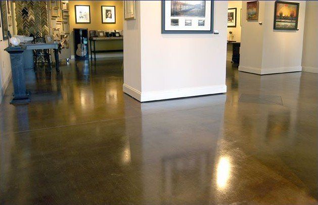 concrete stain, dye, polish and seal