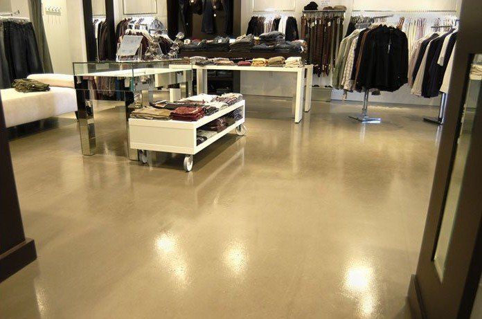 ARDEX engineered cement floor topping; concrete floor restoration