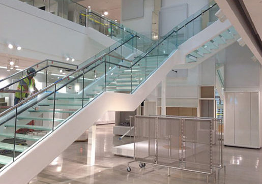 diamond polished concrete floor with densifier, dust-proofer and stain inhibitor