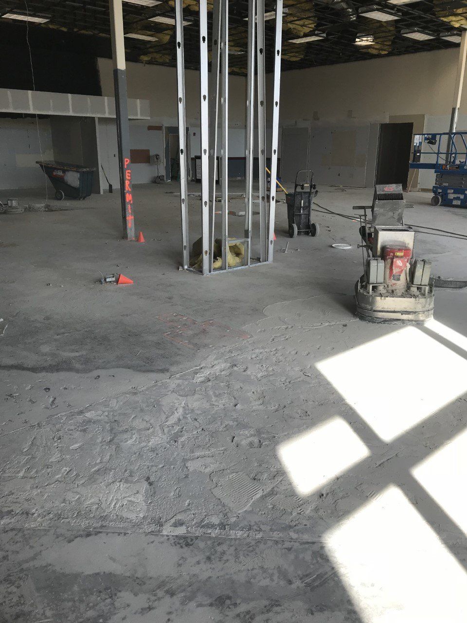 concrete floor demolition