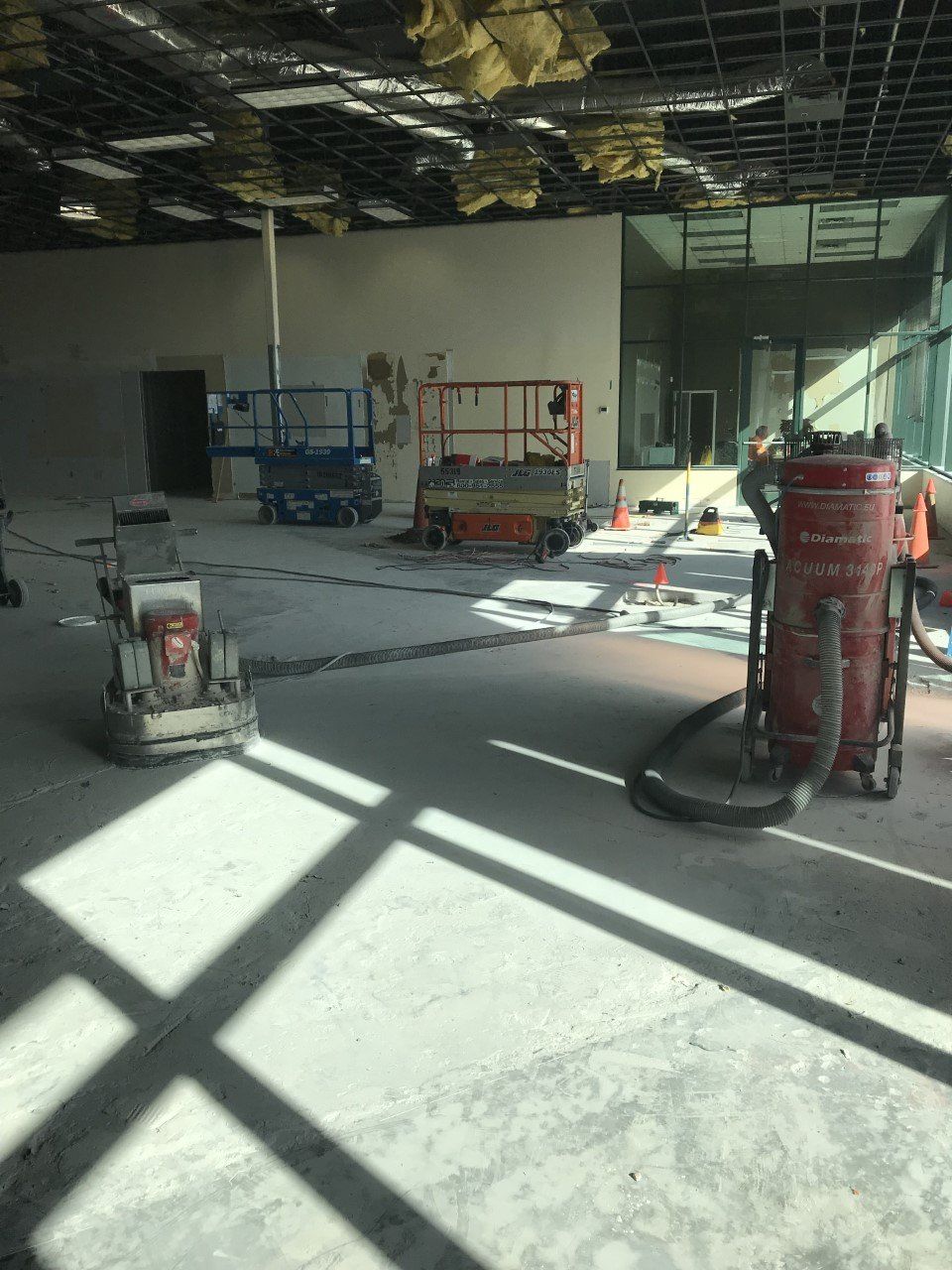 concrete floor demolition