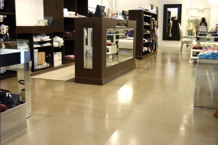 ARDEX cement topping with polish