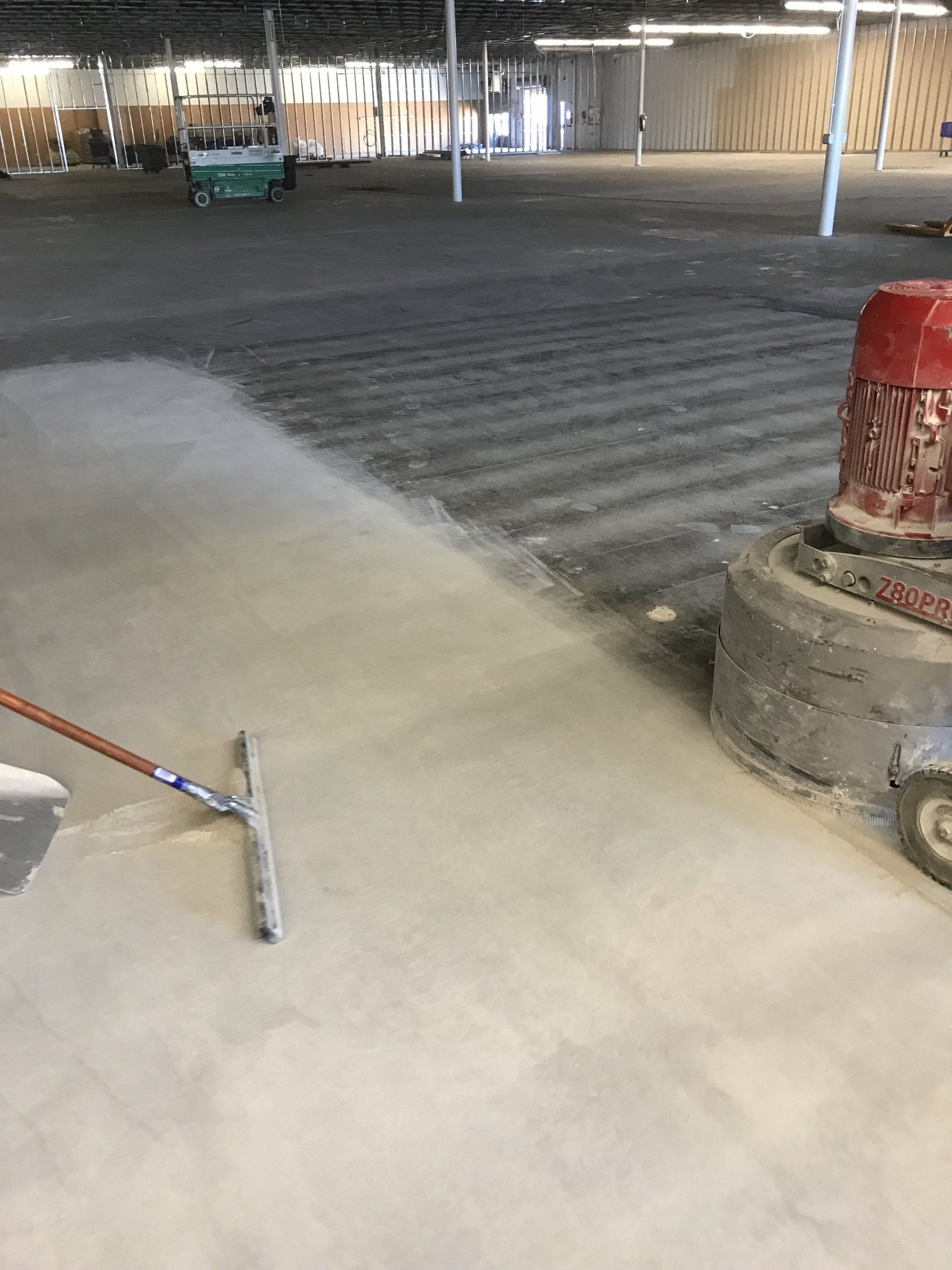 shotblasted and beadblasted concrete floors