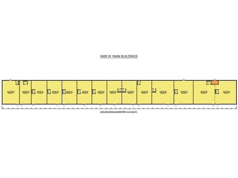 A floor plan of a building with a lot of rooms