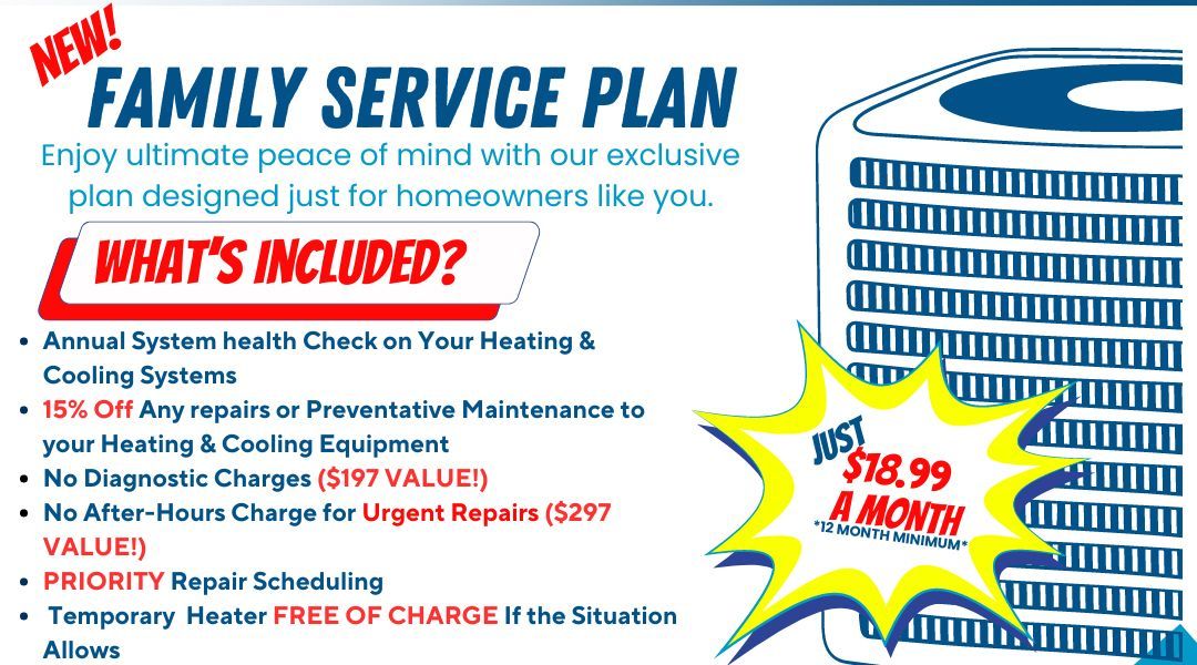 Propane Plus Heating & Cooling Family Service Plan