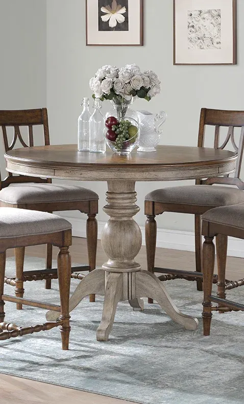 Brown table set