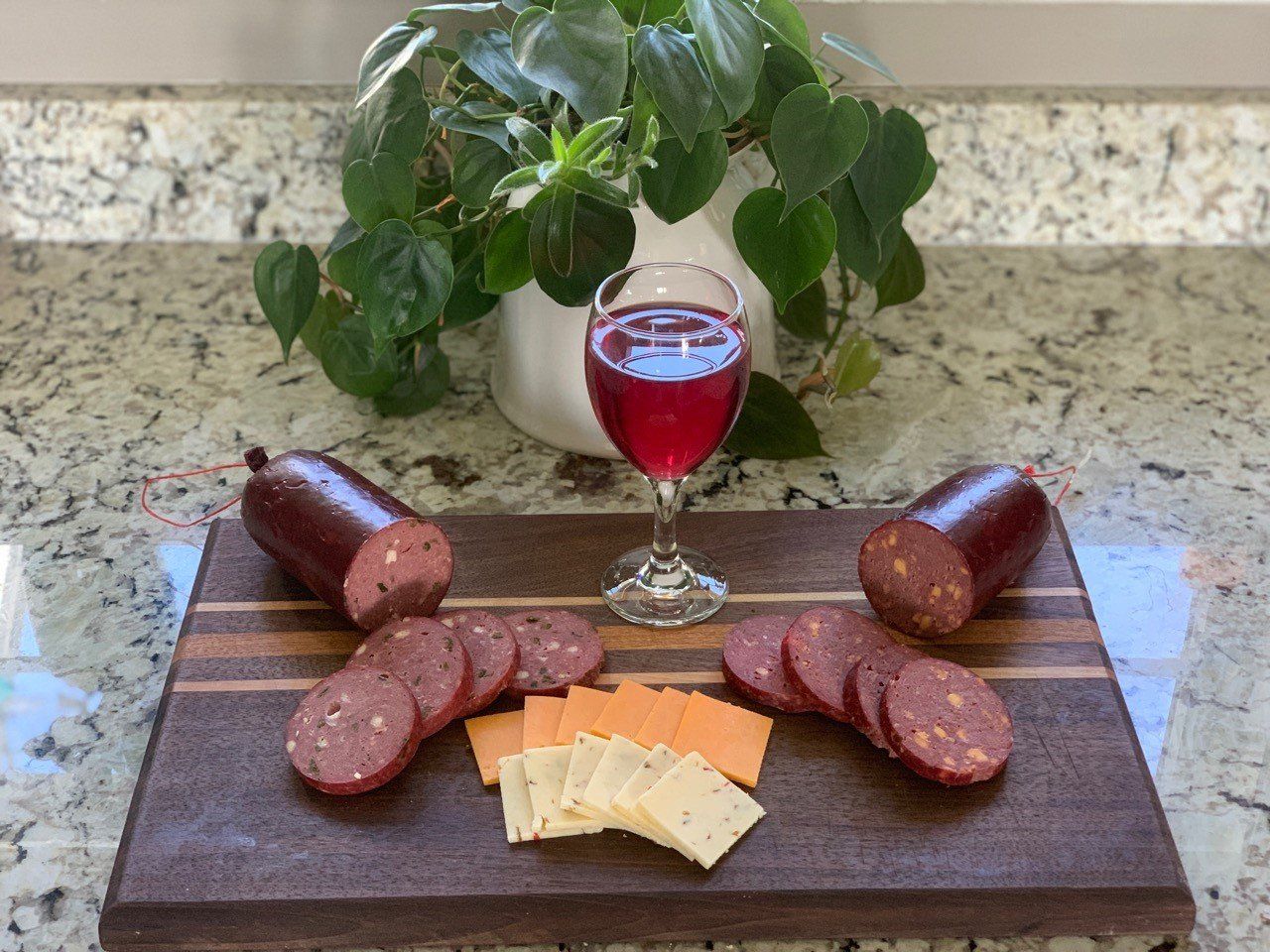 Meat and cheese sampler