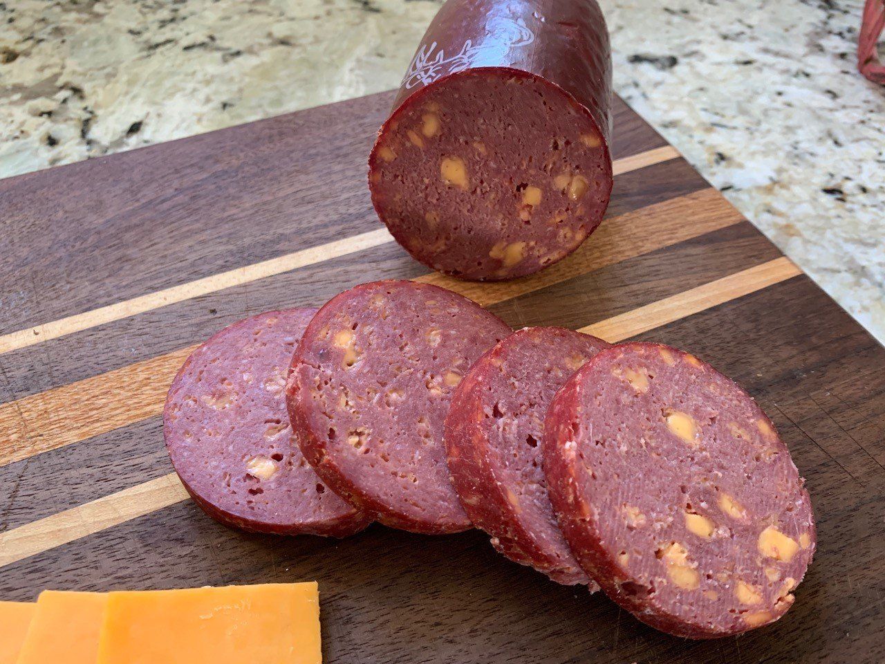 Platter of meat and cheese