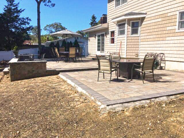 Spacious patio