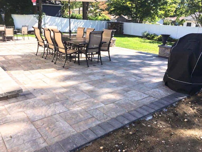 Spacious patio