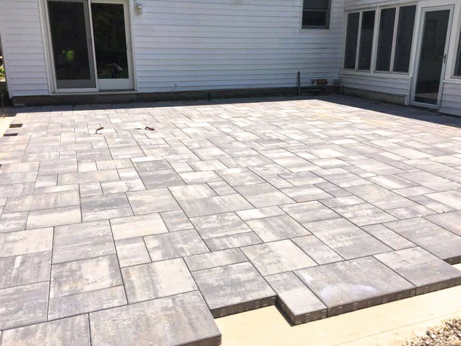 Brick patio