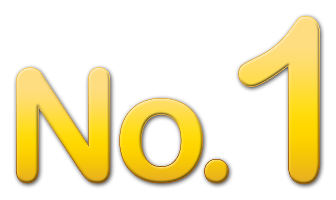 A yellow sign that says no. 1 on a white background