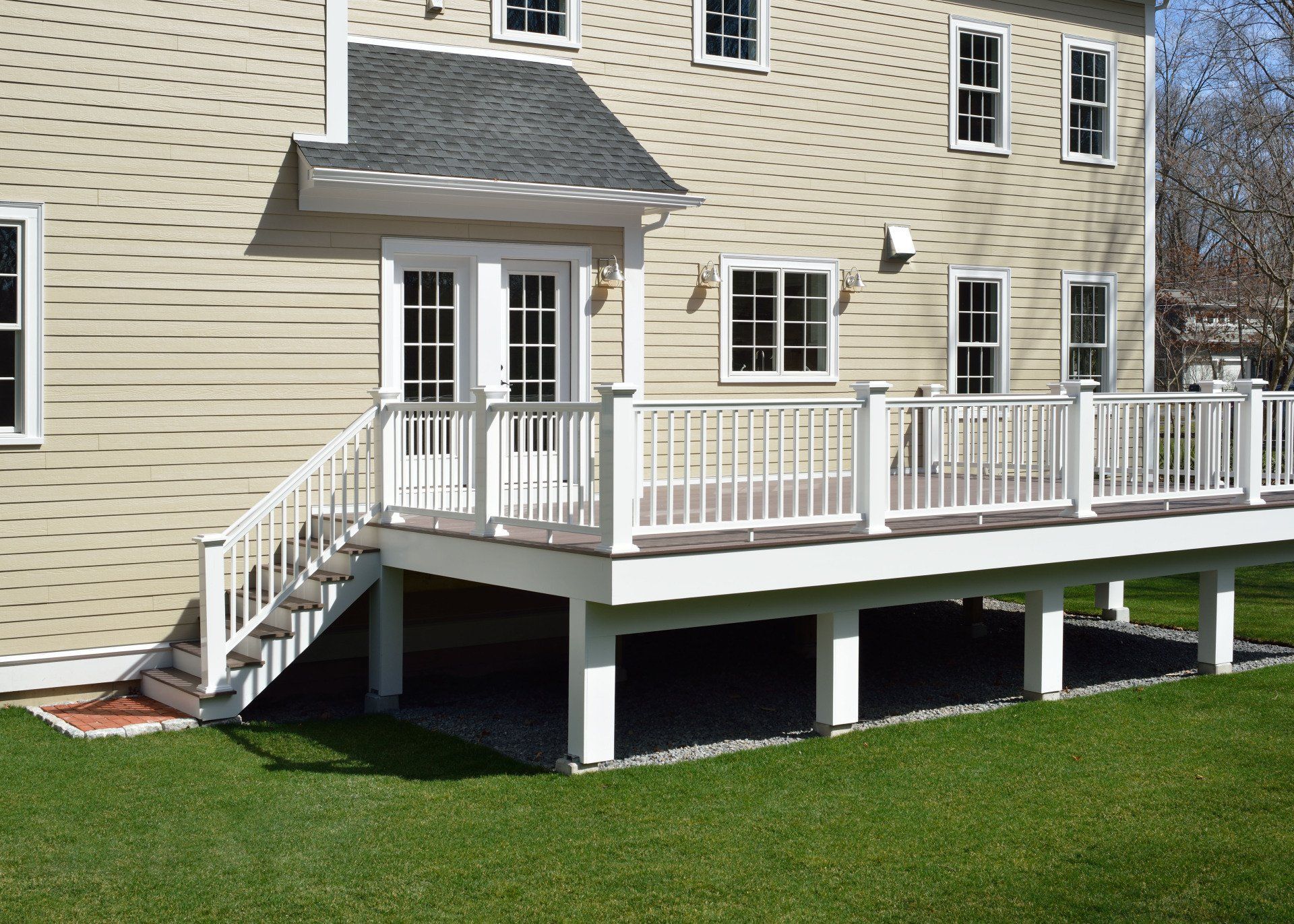 Deck and siding