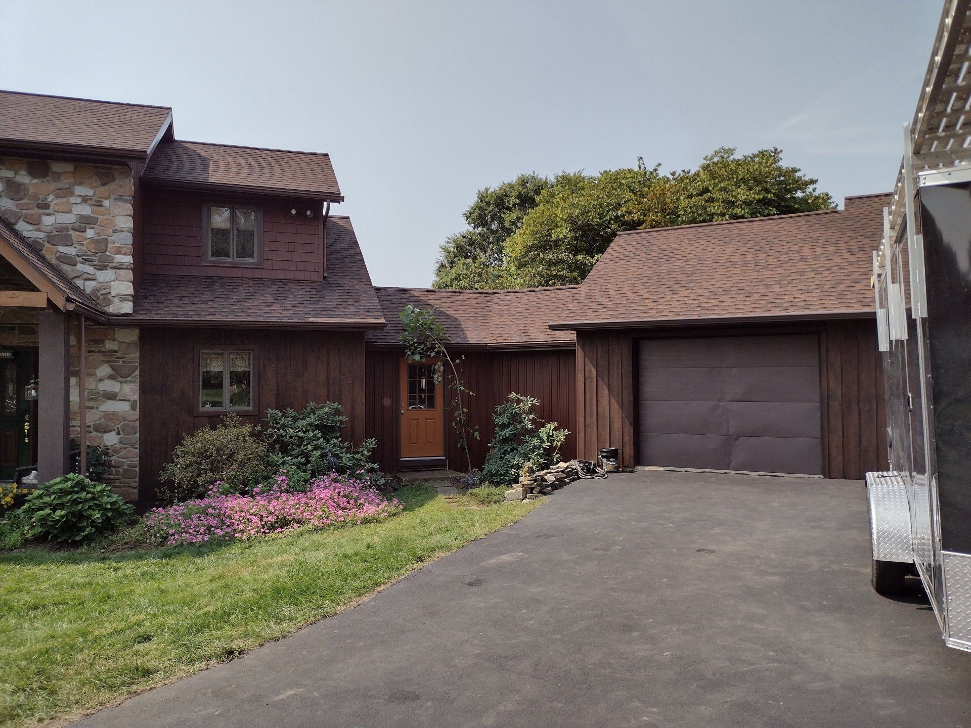 Garage siding and roofing