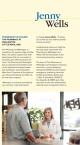 Jenny Wells PharmD in the National Community Pharmacists Association's August 2024 magazine, America's Pharmacist