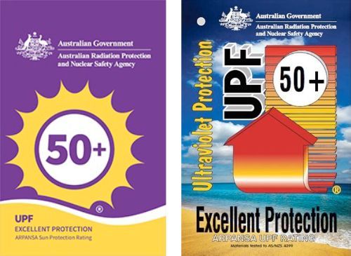 Australian UPF tag and poster