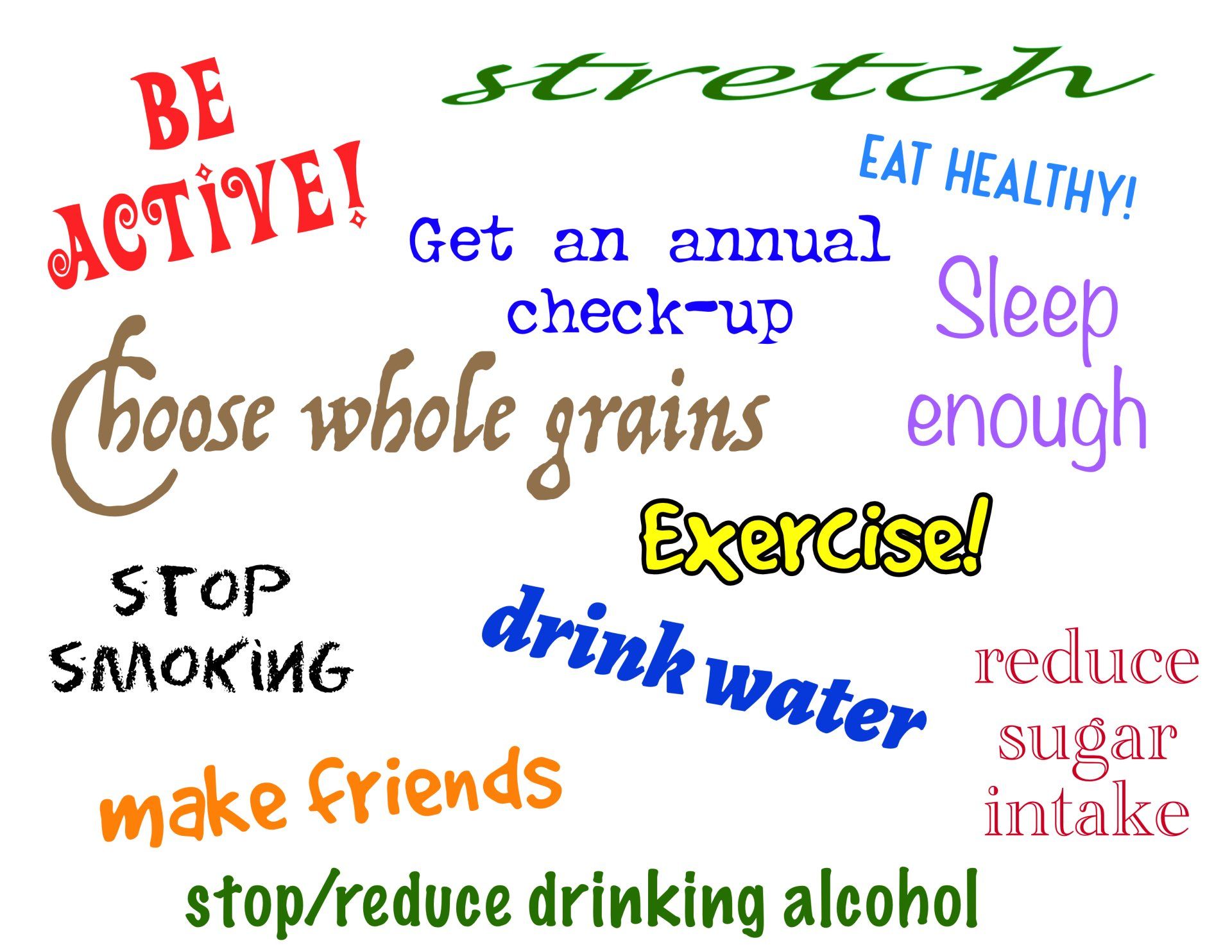 Everything we should do to stay healthy