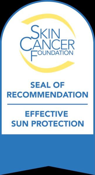 Skin Cancer Foundation Seal of Recommendation for clothing providing effective sun protection