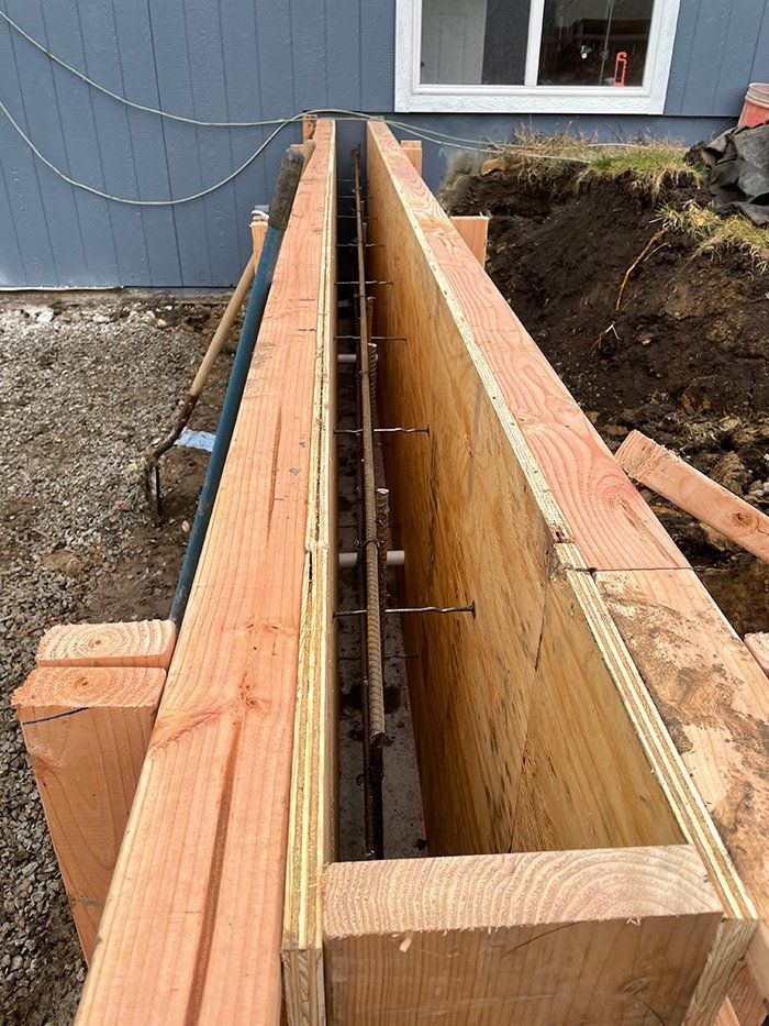 Installation of new retaining walls