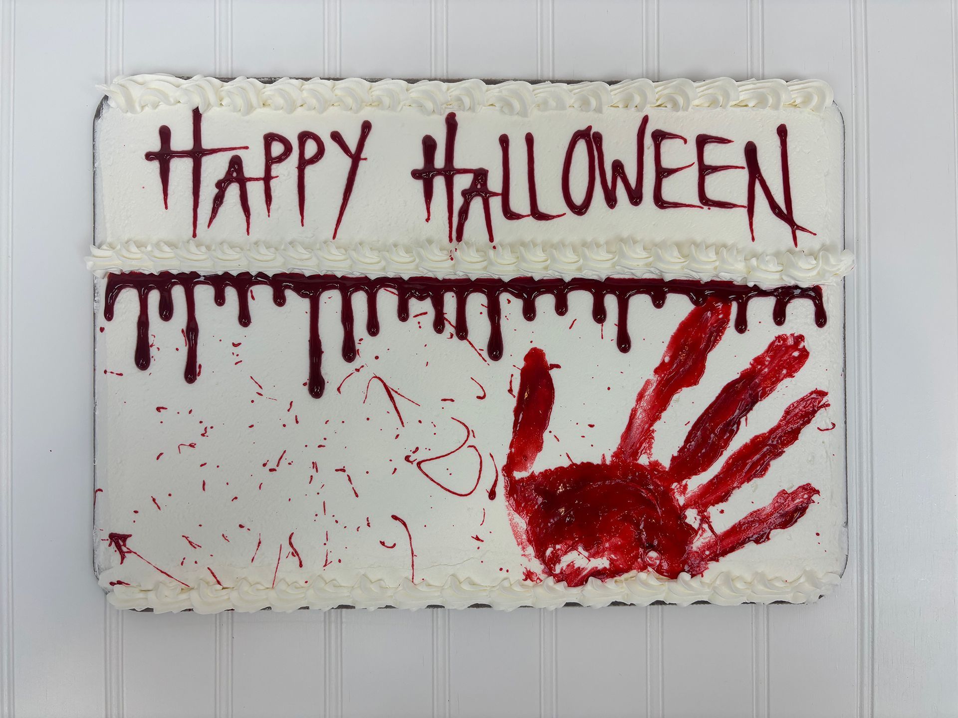 Halloween cake with