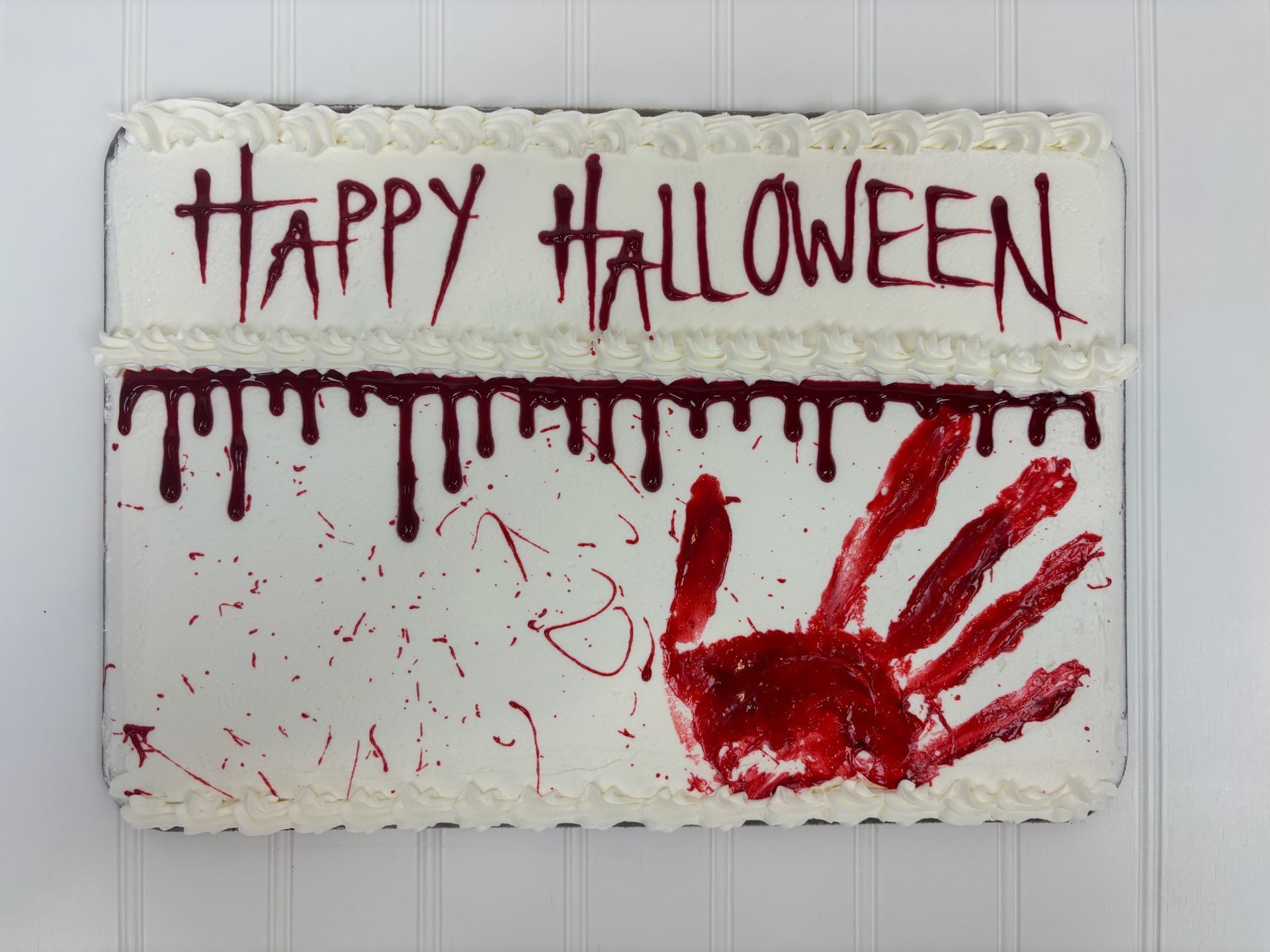 Halloween cake with