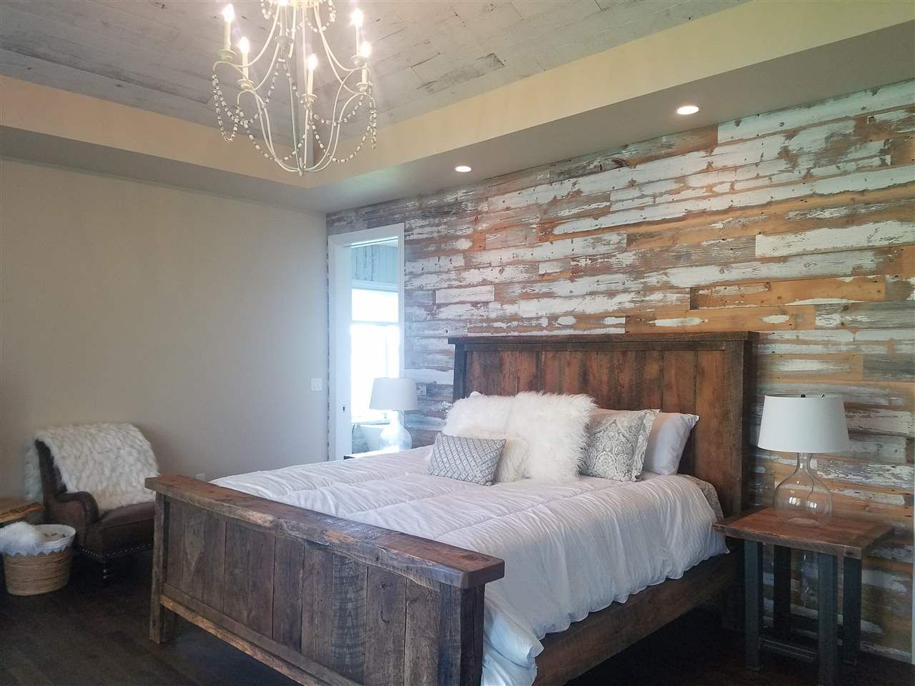 Wooden design bed