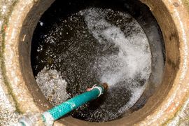 Sewer cleaning