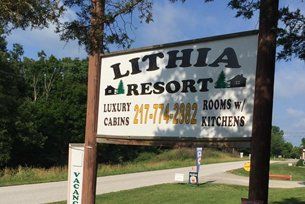 Lithia resort sign