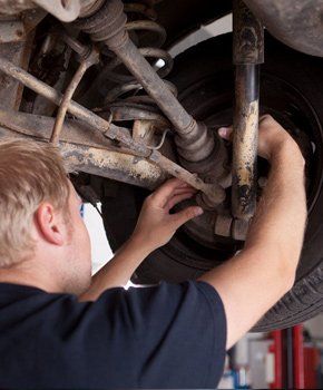 Repairing car suspension