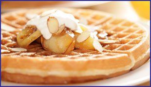 Simple belgian waffle