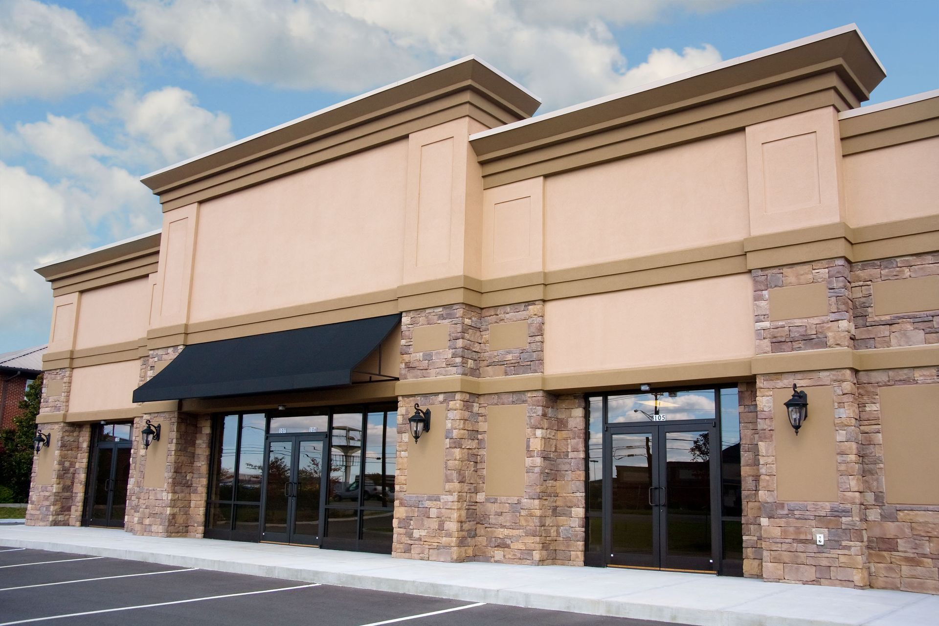 storefront window tinting service