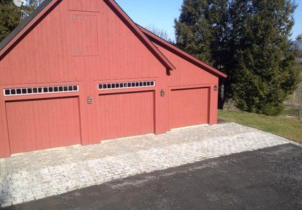 Garage and driveway