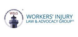 Logo for Workers' Injury Law & Advocacy Group with a lighthouse icon.